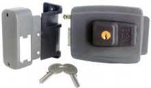 Fechadura 12v preta invertida especial