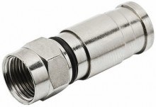 Conector RF de compresso