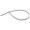 Abraadeira plstica 100X2,5MM branca