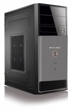 Gabinete 2 baias Full Black + Fonte 200W