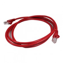 Cabo UTP Cat 5e 1,5m vermelho