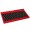 Teclado USB mini multimdia vermelho 7389gu