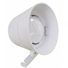 Sirene eletrnica mini branca 116db a 1m