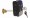 Fechadura 12v preta cilindro ajustvel especial