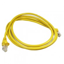Cabo UTP Cat 5e 1,5m amarelo