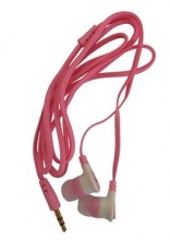 Fone de ouvido com microfone Rosa
