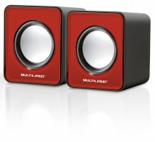 Caixas som USB 3W vermelho SP197