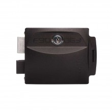 Fechadura 12V preta F90