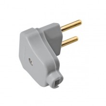 Tomada tringular 2P Branca NBR14136