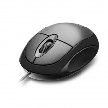 Mouse USB 1200DPI preto classic BOX MO300