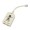 Filtro ADSL  2 f�meas + 1 macho Bege F2-T2