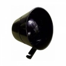 Sirene eletrnica mini preta 116db a 1m