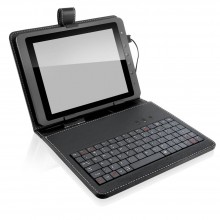 Capa com teclado USB Slim preto 9,7" TC157