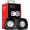 Caixa som USB 6w RMS cross preta Pcyes