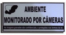 Placa cmera alumnio ambiente monitorado