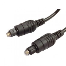 Cabo audio  ptico 2 m preto