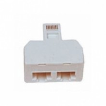 Tomada RJ 11 6x4 2 fmea + 1 macho