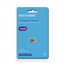 Cart�o Mem�ria MICRO SD 16GB classe 10