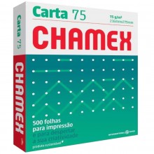 Papel Carta 75G branco resma 500fls