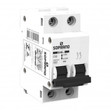 Disjuntor DIN bipolar10A SHB-GII SOPRANO