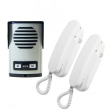 Interfone coletivo 2 pontos 2 interfones