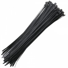 Abraadeira plstica 280 x 4,8MM preta c/100