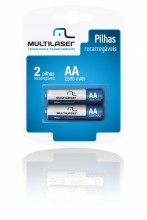 Pilha recarregvel AA 2500 pct c 2unidades