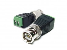 Conector BNC macho com borne