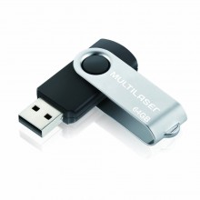 Pen Drive 64G Twist preto PD590