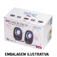 Caixa som USB 5W CS-89