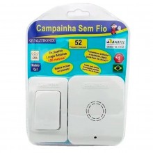 Campainha residencial sem fio QUALITRONIX