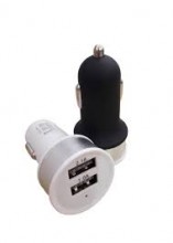 Carregador veicular USB duplo 2.1A sortidos
