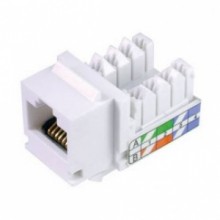 Conector RJ 45 f�mea branco